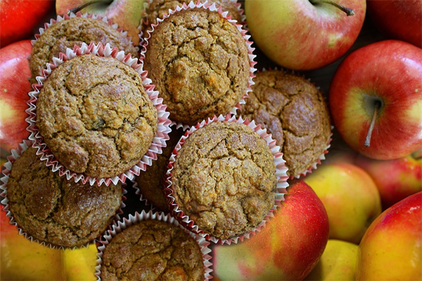 Bran Apple Muffins