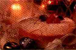 FESTIVE CHERRY ALMOND CAKE