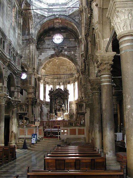 Sibenik Croatia St.James Cathedral interior