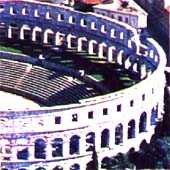 Arena in the city of Pula