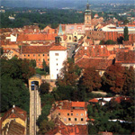 Click in the image to see larger picture of the Funicular and Tower Lotrscak